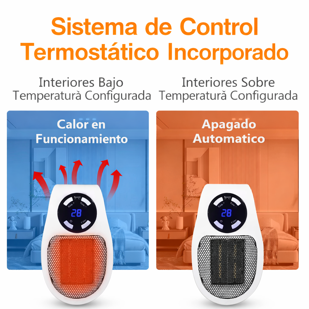 Calentador eléctrico enchufable
