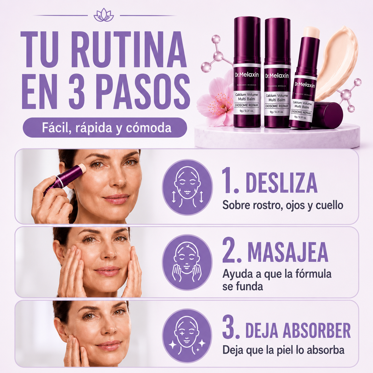 Balsamo Hidratante para Contorno de Ojos y Lineas Finas