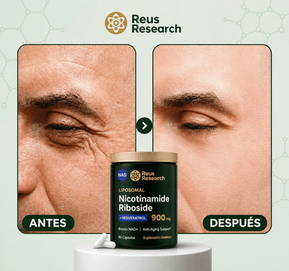 NAD+ Resveratrol: 900g de Vitalidad